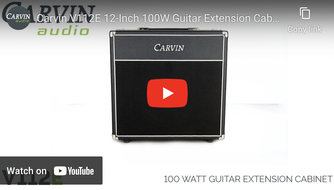 V112E 1x12 Guitar Extension Cab Demo Video