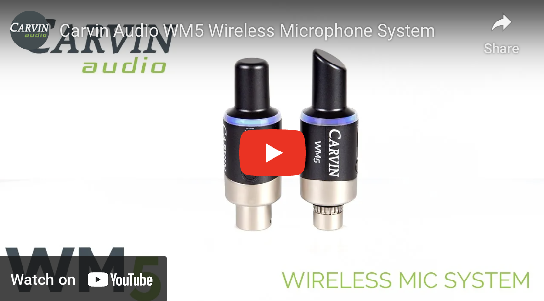 WM5 Wireless Microphone System Demo Video