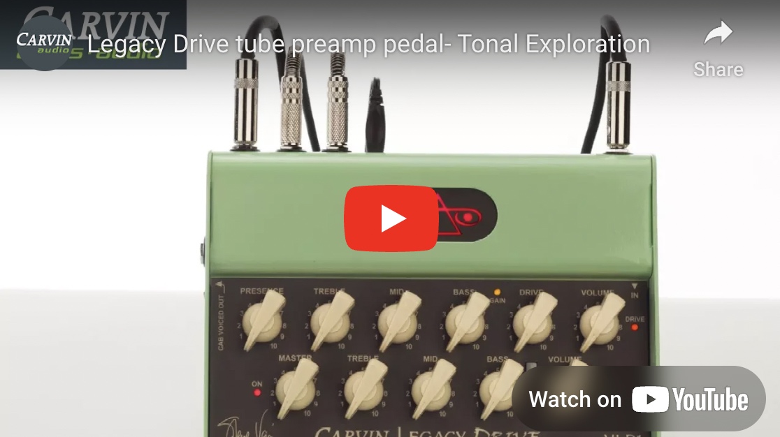 Legacy Drive Tonal Exploration Video